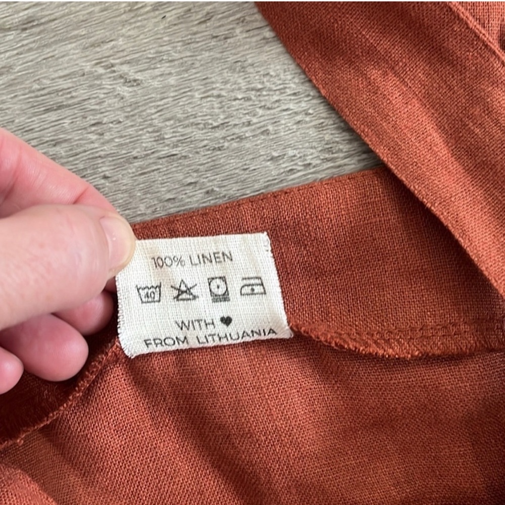 Linen Handmade Studio ava top button down - Picture 6 of 7